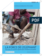 La Force de L'Elephant: Pour Que Sa Croissance Génère Plus D'emplois de Qualité