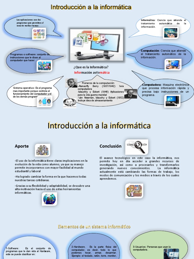 Presentación Introduccion A La Informatica | PDF