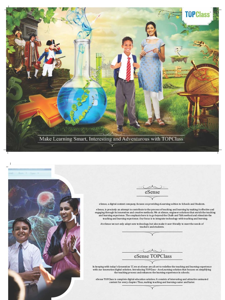 eSense TOPClass: Innovative eLearning Solution | PDF
