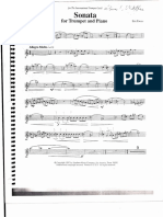 Ewazen - Sonata For Trumpet and Piano, Trumpet Part