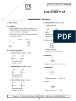 Implicaciones lógicas: silogismos y diagramas horizontales