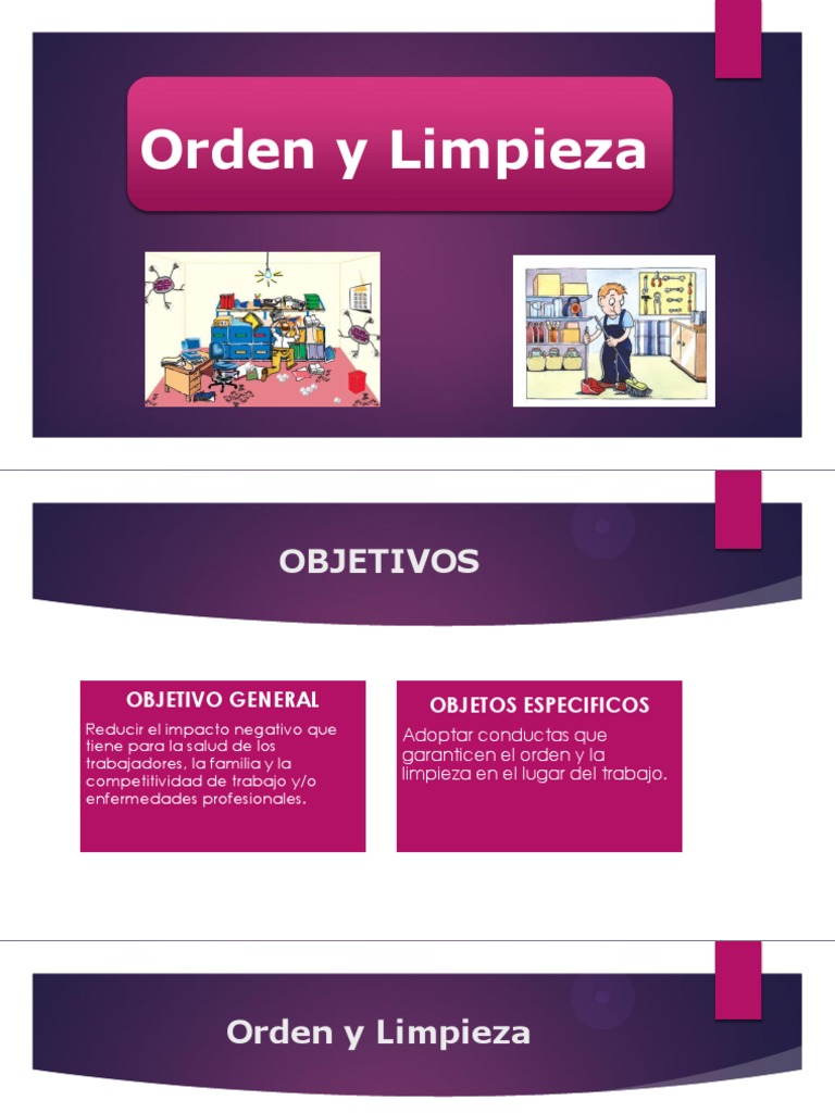 Orden y Limpieza | PDF