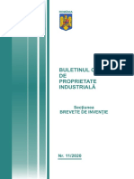 Buletinul Oficial DE Proprietate Industrială: Oficiul de Stat Pentru Invenţii Şi Mărci