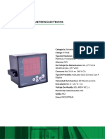 Medidores de Parámetros Electricos