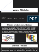 Grupo N°3 - Democracia y Dictadura