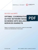 Optimal Coordination of ANM With Balancing Services Markets - WS1 and WS2 Report - Final - 2