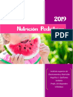 2019 Nutrición Pediátrica