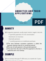 Simple Annuities and Their Applications