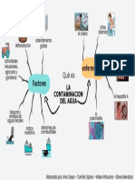 Mapa Mental - Contaminacion Del Agua