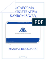 Manual de Usuario Plataforma Web