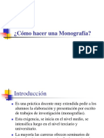 ¿Cómo Hacer Una Monografía?