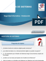 Auditoría de Sistemas: Seguridad Informática - Intoducción