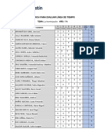 Rúbrica para Evaluar Línea de Tiempo: TEMA: La Hominización AÑO: 1°A