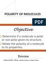 Polarity of Molecules