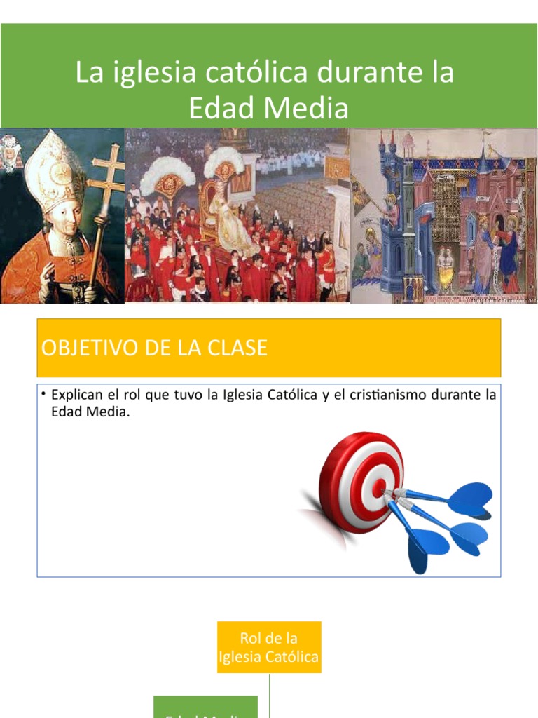 Rol de la Iglesia Católica en la Edad Media | PDF | Religión y ...