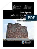 Investigación y vínculo con la sociedad en Universidades de América Latina