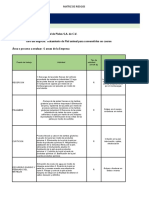 Matriz de Riesgos: Identificación de Peligros y Evaluación de Riesgos