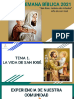 Semana Bíblica 2021: "San José, Modelo de Virtudes"