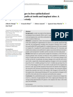 Dimensional Changes in Free Epithelialized Gingival/mucosal Grafts at Tooth and Implant Sites: A Prospective Cohort Study