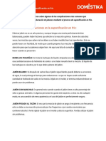 U4 - 01 Complicaciones en La Saponificación en Frío