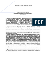 Carta de Acuerdo Mutuo Familiar 90