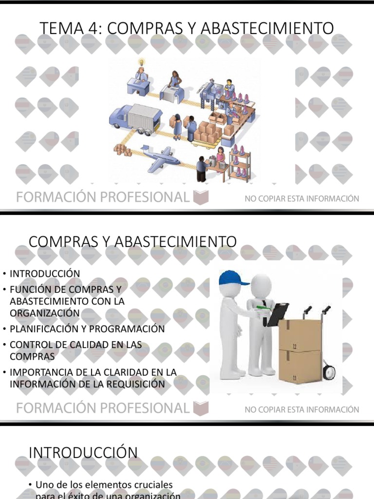 Tema 4: Compras Y Abastecimiento | PDF | Calidad (comercial) | Producto ...