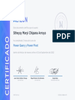 Certificado de Estudios - Power Query y Power Pivot - NETZUN & UPAL, 2022