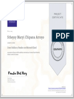 Chipana Arroyo, Stheysy - Certificado de Estudios - Crear Gráficos y Paneles Con Microsoft Excel - COURSERA, 2023