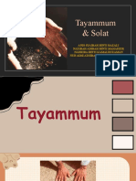 Tayammum & Solat