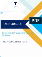 Actividades: Redacción Y Comprensión de Textos