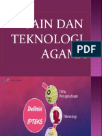 Sain Dan Teknologi Agama