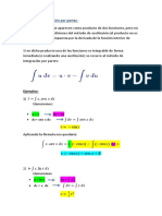 Método de Integración Por Partes e Integrales Racionales