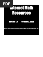 Download Internet Math Resources 10 by Brad Jolly SN6401233 doc pdf