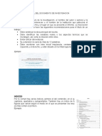 Estructura formal de informe de investigación