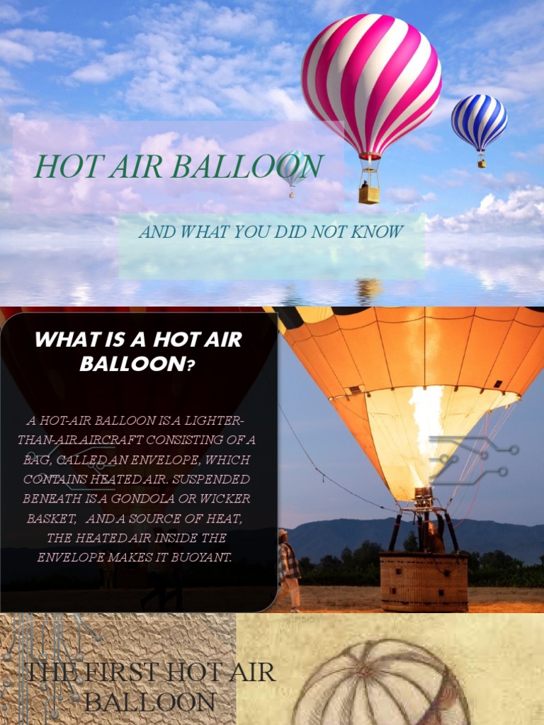 Hot Air Balloon PDF