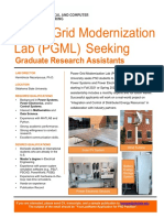 Power Grid Modernization Lab Seeking Grad Research Assistants