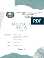 Proyecto Steam: Unidad Educativa Católica Mariano Negrete