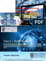 Lecture Note 1 - Global Sourcing - FT