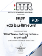 Webinar "Sistemas Eléctricos y Electrónicos Automotrices IV"