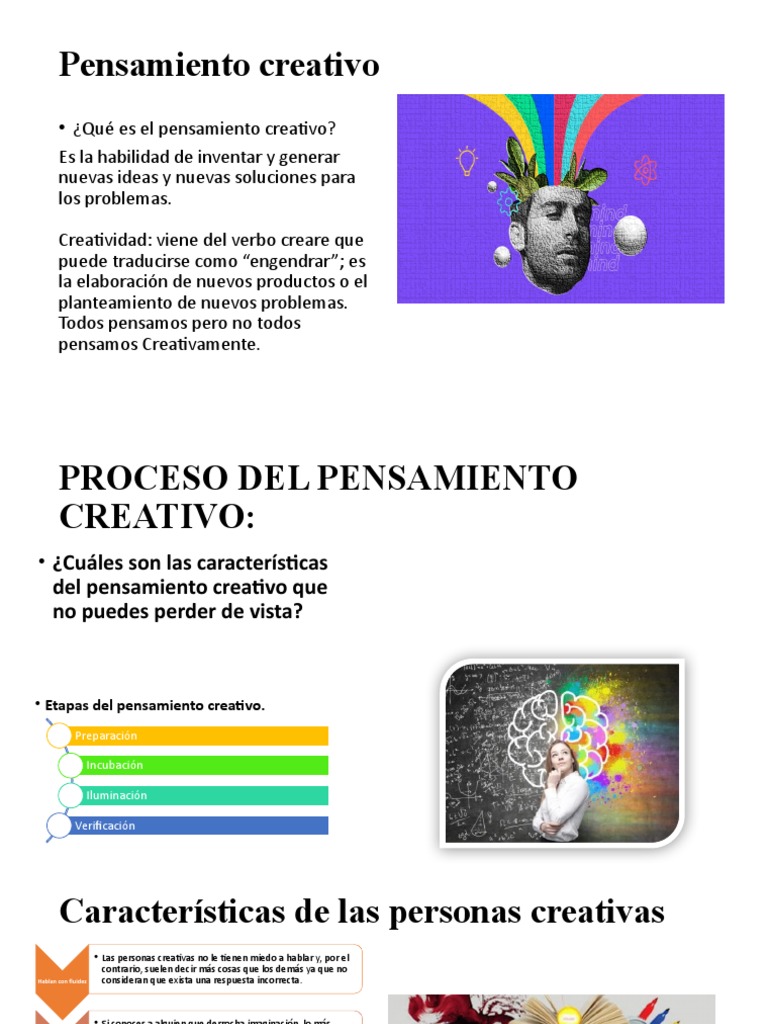 Pensamiento Creativo y Critico | PDF | Creatividad | Pensamiento