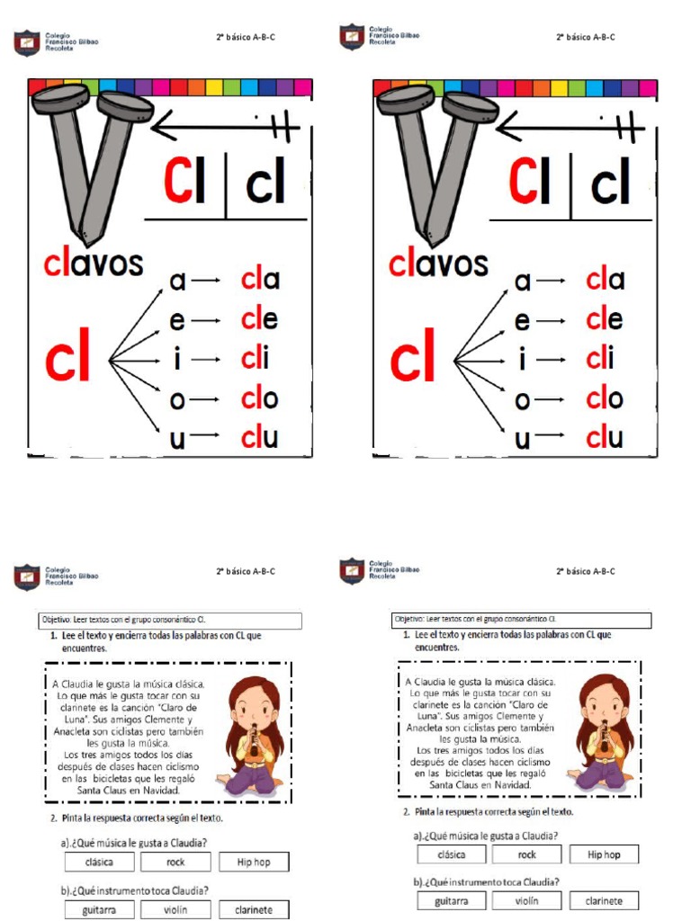 Contenido para 2° Básico A-B-C | PDF