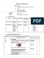 Sesión de Aprendizaje I .-Datos Informativos