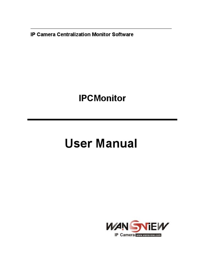 IPCMonitor User Manual Overview | PDF | Installation (Computer Programs ...