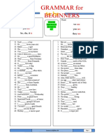 To Be: Grammar For Beginners