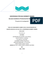 Universidad Privada Norbert Wiener Escuela Académico Profesional de Odontología