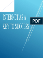 Internet As A Key To Success