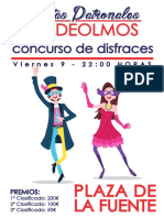 Concurso de disfraces Fiestas Patronales Valdeolmos 2019