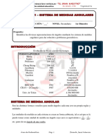 Tema 01 - Teoría - 4to - Trigonometría - Sistema de Medidas Angulares