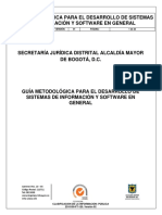 Guía Metodológica para El Desarrollo de Sistemas de Información Y Software en General