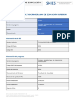 Módulo de Consulta de Programas de Educación Superior